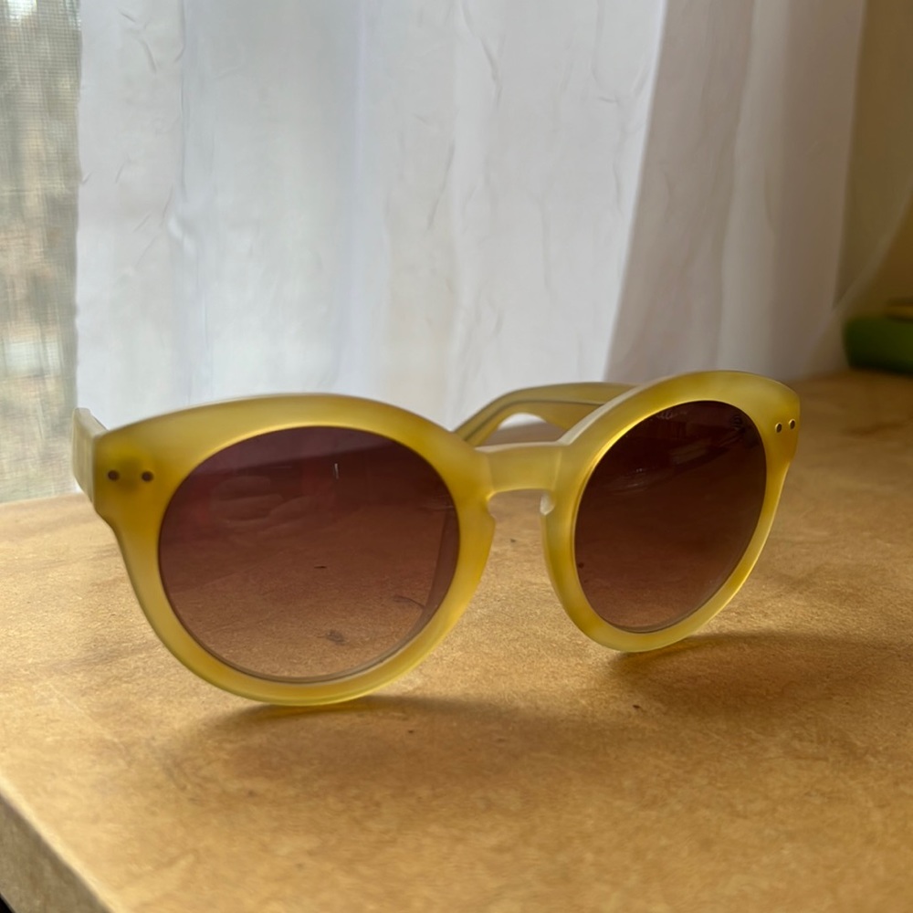 Madewell yellow / gold sunglasses